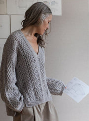 Comma V-neck by Anne Ventzel, No 1 kit Knitting kits Anne Ventzel 