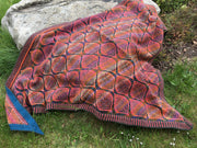 Copper Beech shawl /wrap-around by Ruth Sørensen, knitting pattern Knitting patterns Ruth Sørensen 
