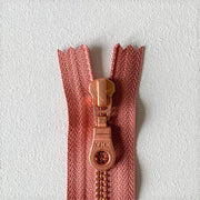 Copper zipper, 6 cm Tilbehør Önling Mørk rosa (213)