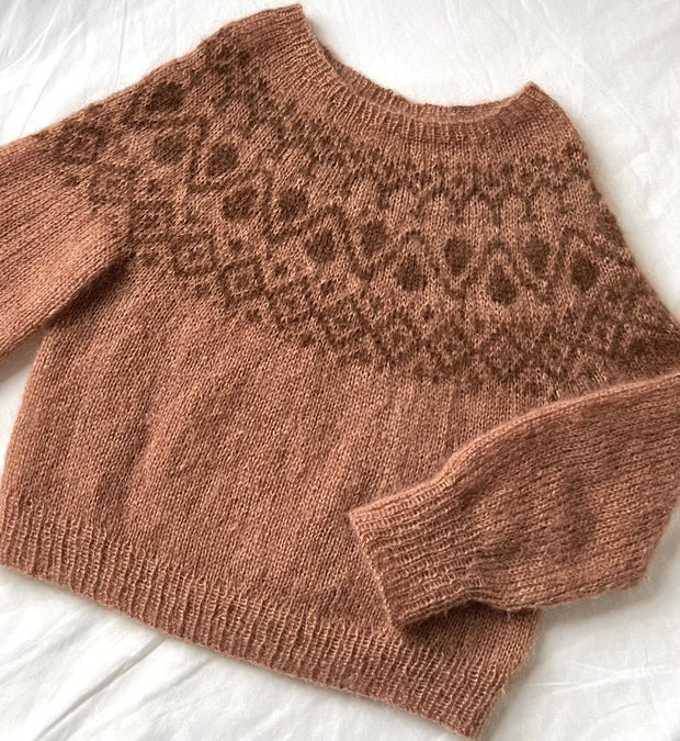Cor sweater by Refined Knitwear, silk mohair knitting kit Knitting kits Refined Knitwear 