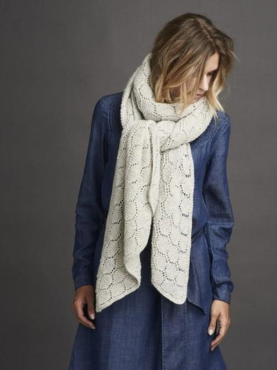 Daggry shawl, knitting pattern Knitting patterns Önling - Katrine Hannibal 