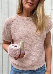 Dahlia summer t-shirt by Önling, knitting pattern Knitting patterns Önling - Katrine Hannibal 