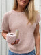 Dahlia summer t-shirt by Önling, No 21 + No 13 knitting kit Knitting kits Önling - Katrine Hannibal