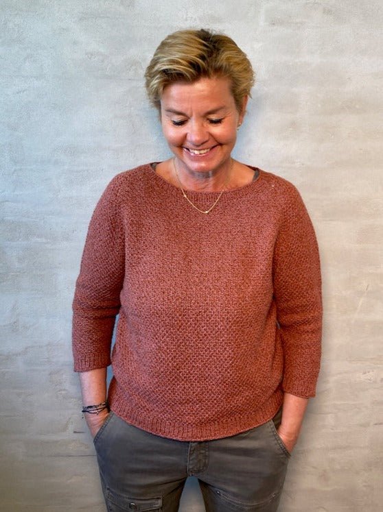 Dahlia sweater, Everyday knitting kit Knitting kits Önling - Katrine Hannibal