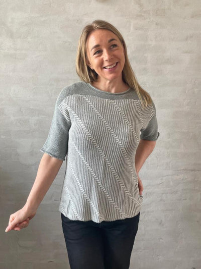 Dia blouse by Hanne Falkenberg, No 21 knitting kit Knitting kits Hanne Falkenberg 