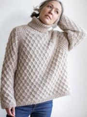 Diamond Jumper by Anne Ventzel, No 2 + Silk mohair kit Knitting kits Anne Ventzel 