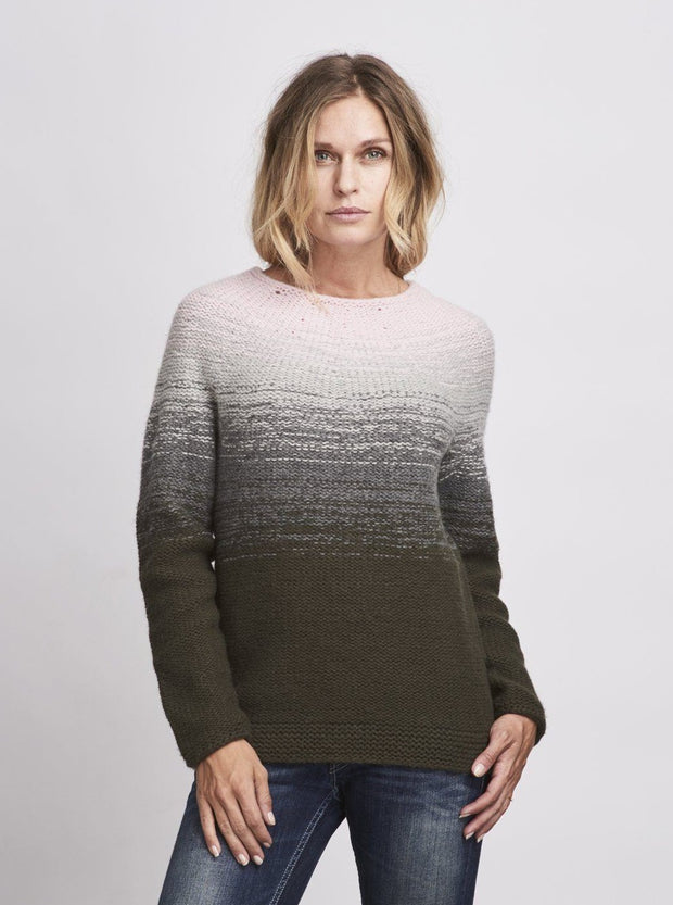Dip dye sweater by Önling, No 2 knitting kit