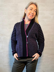Donna jacket by Hanne Falkenberg, knitting kit Knitting kits Hanne Falkenberg 