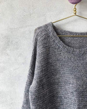 Dora sweater, knit in Isager Tvinni and Silk Mohair - Önling knitting patterns and yarn