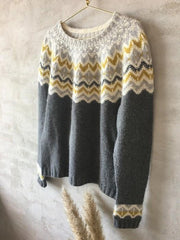 Draka Icelandic sweater knit in merino wool - Önling Nordic knitting patterns and yarn