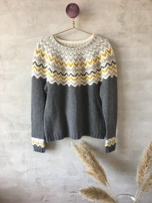 Draka Icelandic sweater knit in merino wool - Önling Nordic knitting patterns and yarn