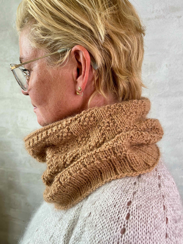 Easy Peasy Aya cowl by Katrine Hannibal, No 15 + Silk mohair knitting kit Knitting kits Önling - Katrine Hannibal 