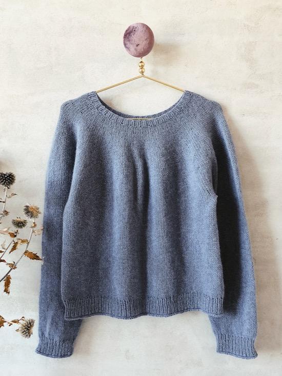 Easy Peasy Basic Sweater neckline, knitting pattern