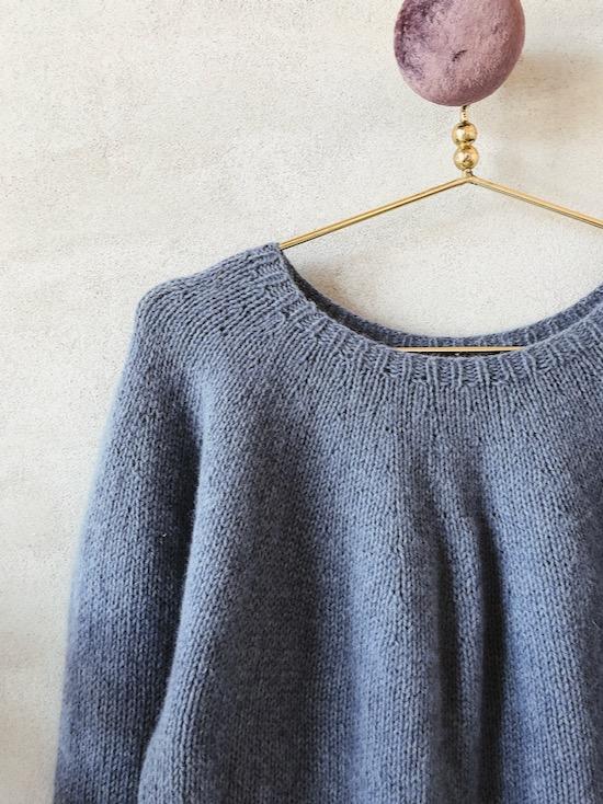 Easy Peasy Basic Sweater neckline, knitting pattern