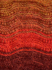 Easy Peasy scarf 'Øguf', No 20 + Silk mohair knitting kit Knitting kits Önling - Katrine Hannibal One-size (+No 10)