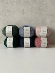 Easy Peasy striped shawl by Önling, No 2 knitting kit Knitting kits Önling - Katrine Hannibal One-size