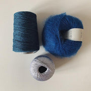 Edel sweater, No 12 kit in Blue w. Silver