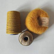 Edel sweater, No 12 kit in Yellow w. gold