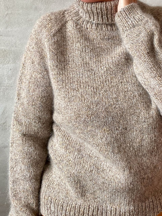 Ella sweater, No 20 + Silk mohair knitting kit