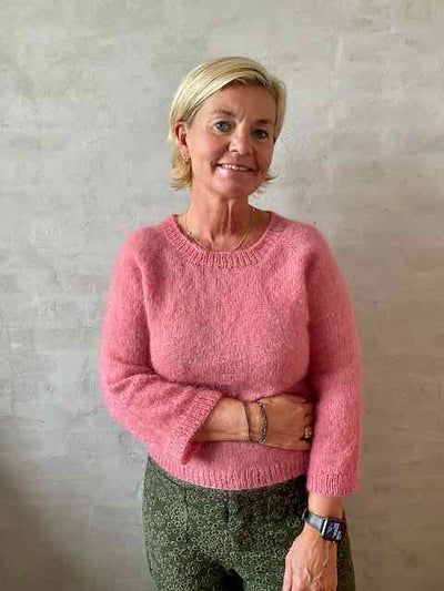 Atmosphere Lace Mohair Pullover Sweater Pattern, Knitting Pattern