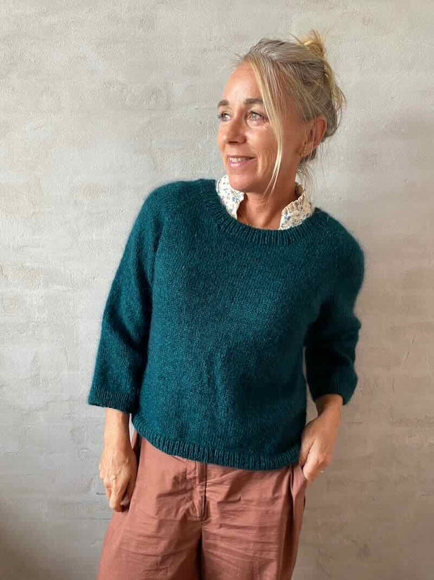 Emmeline sweater from Önling, No 20 + silk mohair knitting kit Knitting kits Önling - Katrine Hannibal 