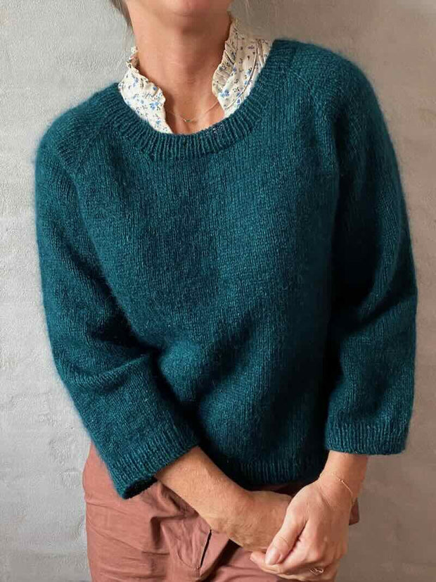 Emmeline sweater from Önling, No 20 + silk mohair knitting kit Knitting kits Önling - Katrine Hannibal 