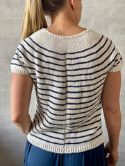 Esther's Striped Summer Top, knitting pattern Knitting patterns Önling - Katrine Hannibal 