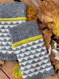 Fiona wrist warmers by Önling, No 20 knitting kit (3 col) Knitting kits Önling - Katrine Hannibal 