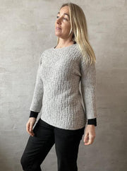 Flex sweater by Hanne Falkenberg, knitting kit Knitting kits Hanne Falkenberg 