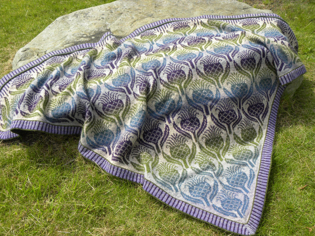 Flowers of Scotland shawl by Ruth Sørensen, knitting pattern Knitting patterns Ruth Sørensen 