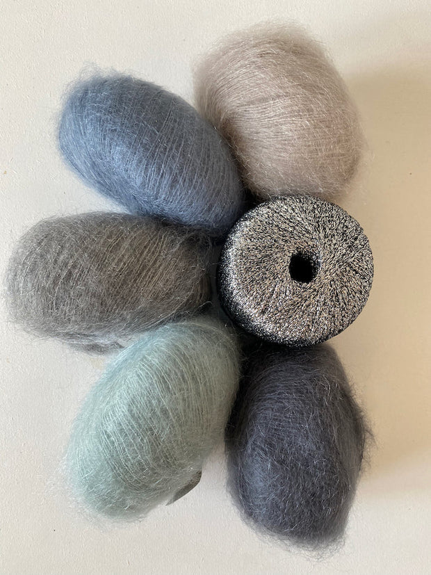 Fluffy Fluffy sweater, mohair knitting kit Knitting kits Önling - Katrine Hannibal Kit 6