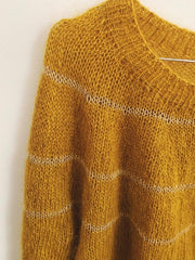 Fluffy Fluffy sweater by Önling, mono-color knitting kit