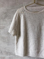 Knitting pattern for Freja summer T-shirt.