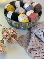 Hjerterum scarf, knitting pattern Knitting patterns Önling - Katrine Hannibal 