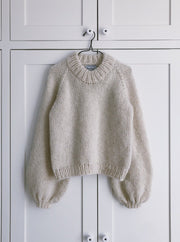 Holiday Sweater from PetiteKnit, knitting kit No 12 + silk mohair