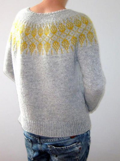 Humulus sweater af Isabell Kraemer, strikkeopskrift Strikkeopskrift Isabell Kraemer 