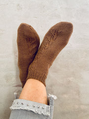 Idun socks from Önling, knitting kit in Önling No 18 - FÆRDIG MGL KUN OPSKRIFT Knitting kits Inge-Lis Holst 