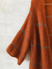Ingrid cardigan (long version) by Önling, monocolor knitting kit