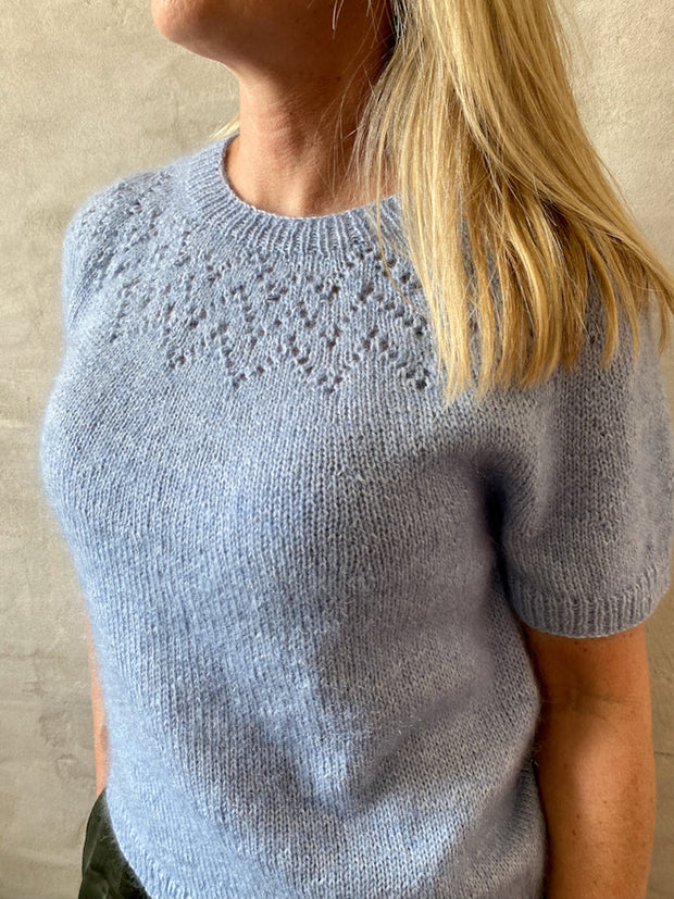 Irma T-shirt by Önling, No 12 + silk mohair knitting kit Knitting kits Önling - Katrine Hannibal 
