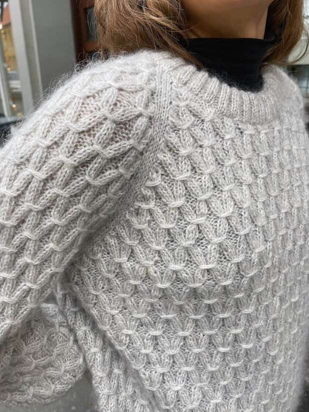 Jenny sweater by PetiteKnit, No 20 + Silk mohair knitting kit Knitting kits PetiteKnit 
