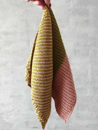 Yarnkit for Katrine’s 3 favourite dishcloths in organic yarn patent