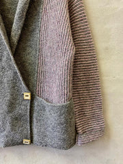 Kvadrille jakke af Hanne Falkenberg, strikkekit Strikkekit Hanne Falkenberg 
