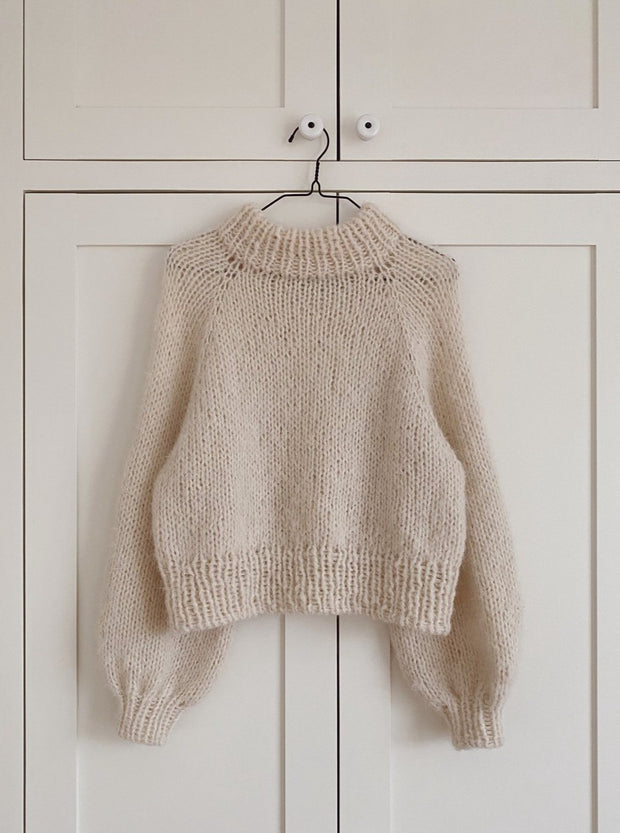 Louisiana Sweater from PetiteKnit, No 12 + silk mohair knitting kit