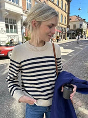 Lyon Sweater by PetiteKnit, No 12 + Silk mohair kit Knitting kits PetiteKnit 