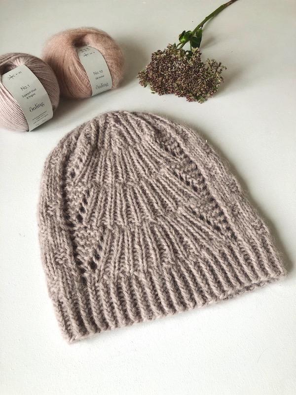 Magnum Hat by Önling, No 1 + silk mohair knitting kit