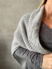 Marehalm shawl closeup, No 1 knitting kit Önling