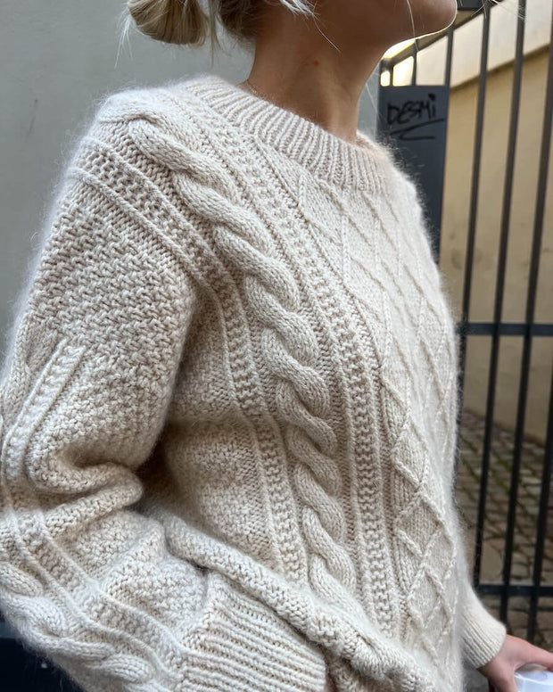 Moby sweater from Petiteknit, knitting kit in No 16 + silk mohair Knitting kits PetiteKnit 