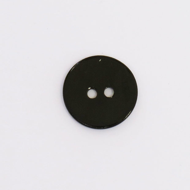 Mother-of-pearl buttons 18 mm Strikketilbehør Önling Black 0017