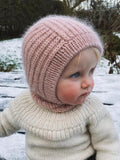 November Balaclava for kids and babies by PetiteKnit, No 1 + Silk mohair kit Knitting kits PetiteKnit 