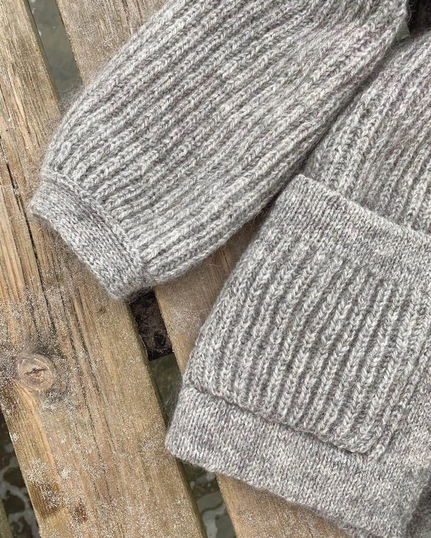 November Jacket by PetiteKnit, No 16 + Silk mohair kit Knitting kits PetiteKnit 